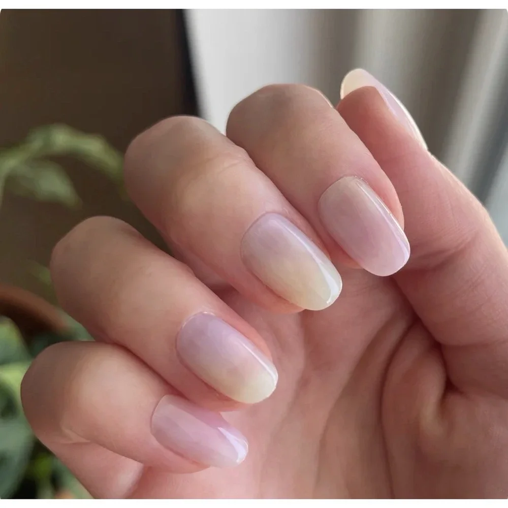 Olive and June Nails The Instant Mani Short Tie Dye Press-On 42ct Glue Included - Picture 3 of 5